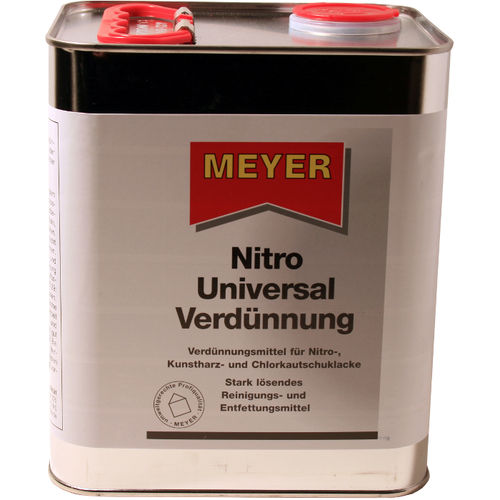 Nitroverdünnung, Universalverdünnung, Verdünner, Pinselreiniger, 6 Liter (2 x 3 Liter Gebinde)