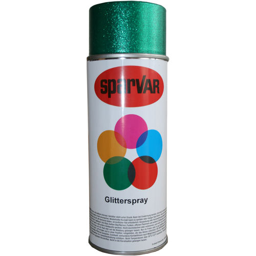 Glitterspray Grün, grünes Glitterspray, Deko Spray, Glitterfarbe, 400 ml Sprühdose