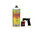 3 x Brantho-Korrux 3in1 Spray, RAL 2011 Tieforange sdglzd., 400 ml Komfort Sprühdose + 1 x Handgriff