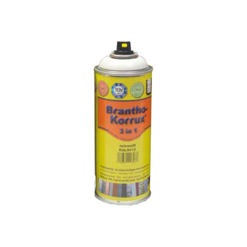 6 x Brantho-Korrux 3in1 Spray RAL 9005 Tiefschwarz seidenglänzend 6 x 400 ml Komfort Sprühdose