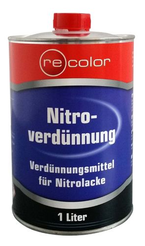 reColor, Nitroverdünnung, Verdünner, Nitro, Pinselreiniger, 1 Liter