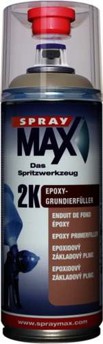 3 x SprayMax 2k Grundierfüller, beige, 400 ml Sprühdose, 2komponentige Grundierung